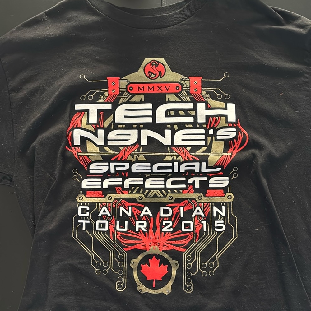 Tech n9ne special effects tour 2015 shirt.